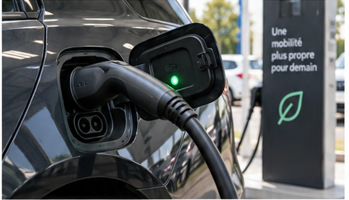 Test de recharge d'une voiture électrique d'occasion sur borne